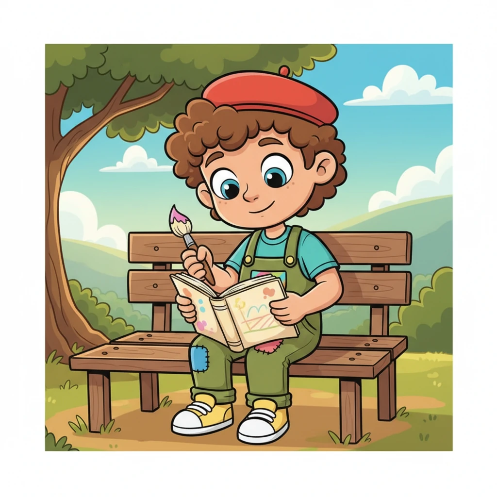 With a tender hand, Leo pulled out a worn, slightly paint-stained sketchbook and a dried-up paintbrush. He traced the faded lines of his old drawings, a wave of nostalgia washing over him. A small, tentative smile, one that hadn't graced his lips in years, began to form.