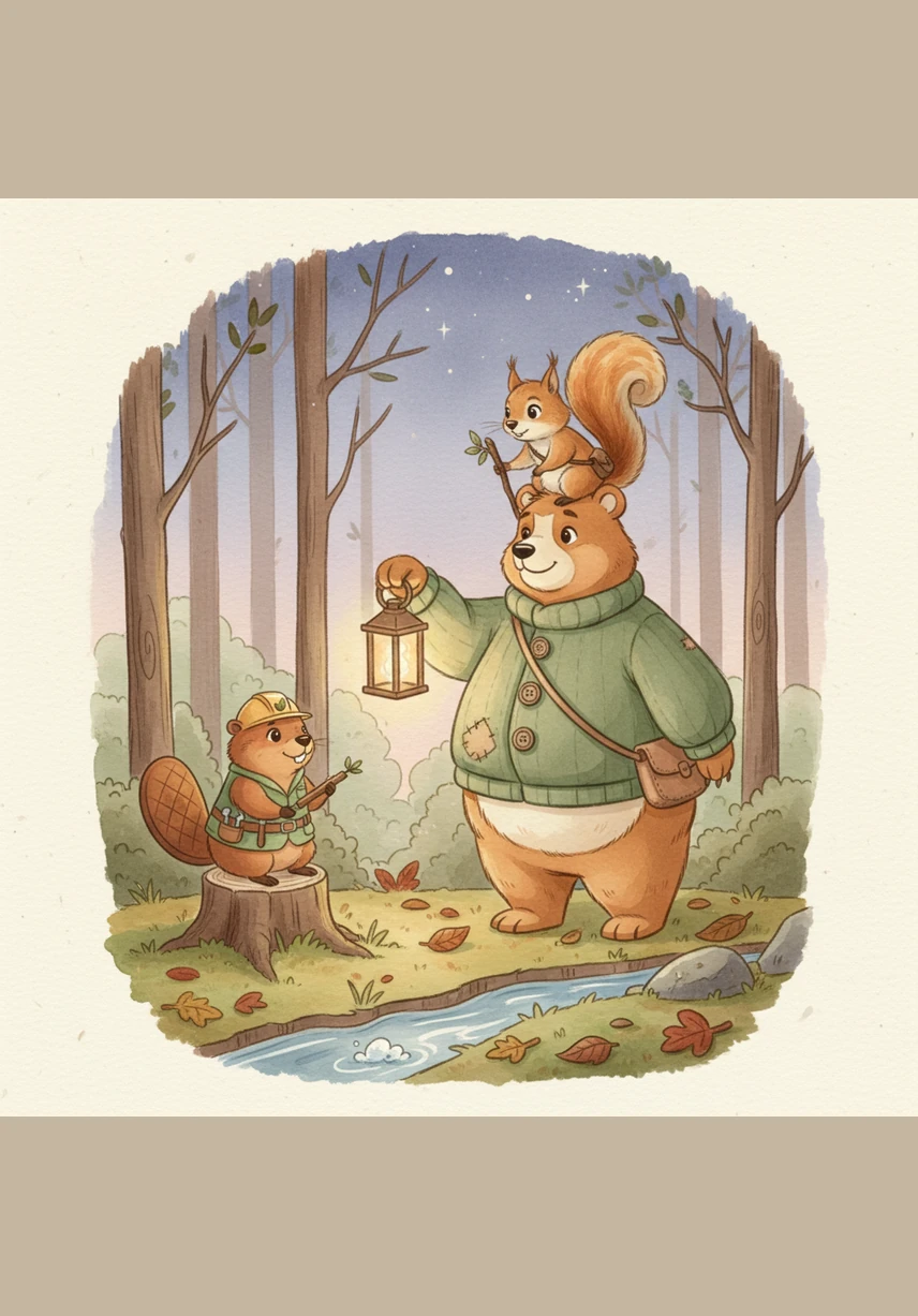 They entered a hidden valley where giant, colorful mushrooms glowed in shades of purple and pink. Every step they took made a soft, magical chiming sound on the thick, mossy ground.