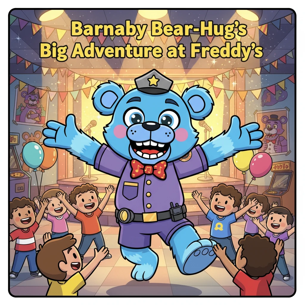 Barnaby Bear-Hug's Big Adventure at Freddy's - friendship