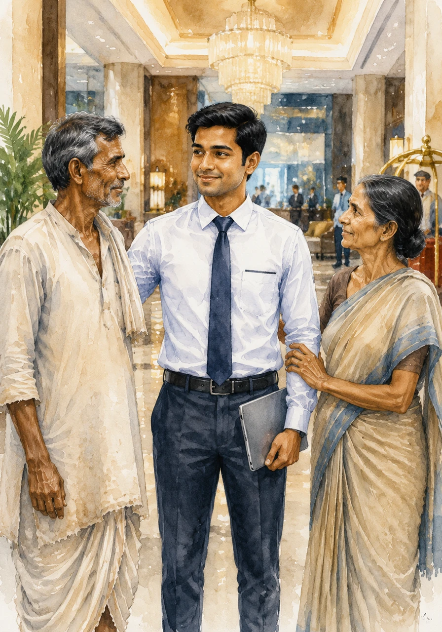 सालों की कड़ी मेहनत और लगन के बाद, सूरज एक बड़े शहर के नामी होटल में चीफ इंजीनियर बन गया। अब वह वही कुशल इंजीनियर था, जिसका सपना उसने बचपन में देखा था।