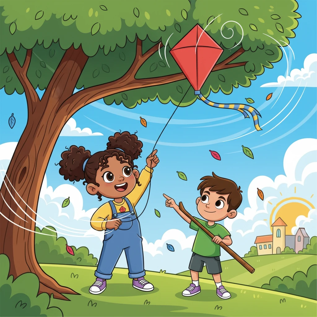 Maya and Her Kite - Friendship stories