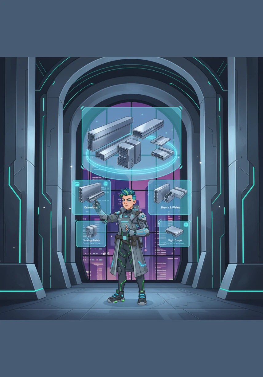 The home page emerges like a grand architectural entrance, featuring a hero section that showcases the shimmering beauty of industrial aluminium. Alex carefully arranges categories and popular products, ensuring every visitor feels the premium quality of the brand immediately.