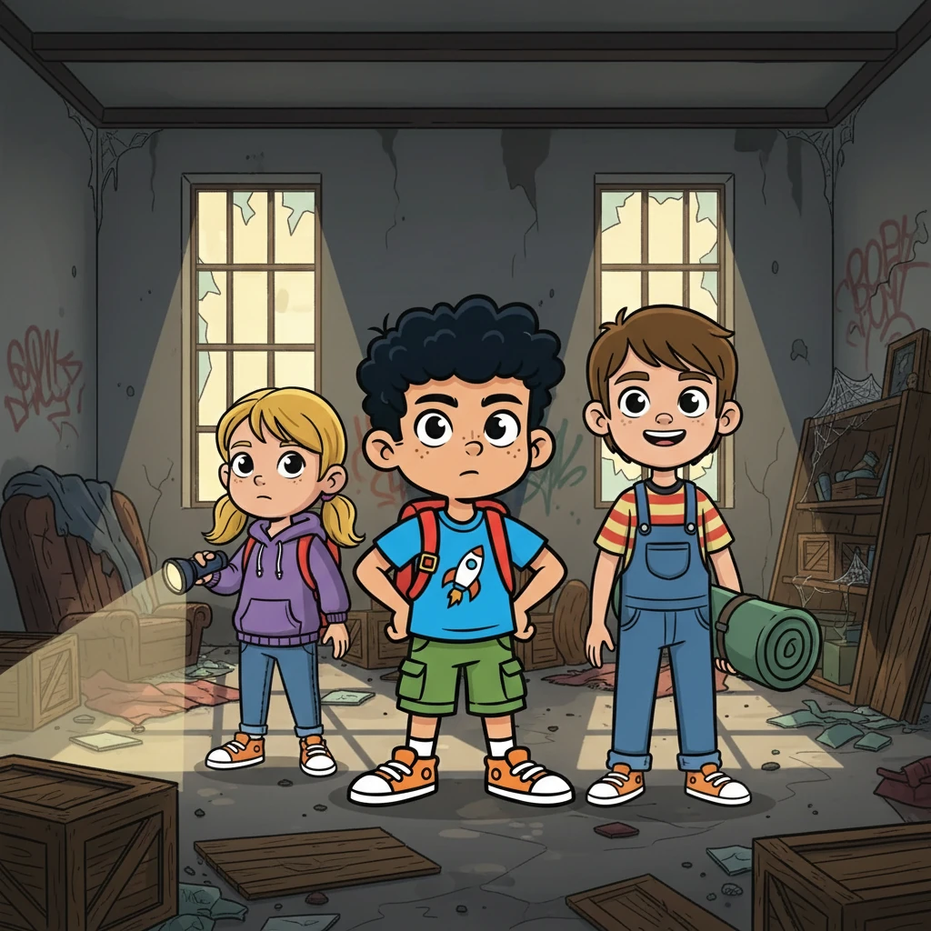 Expelled from school and then from their homes, Kit, Max, and Dan found themselves together again, but this time in an abandoned building. It was not how they had envisioned their day, but in a way, their adventure was just beginning. They had each other and the experience of a lifetime, for better or worse.