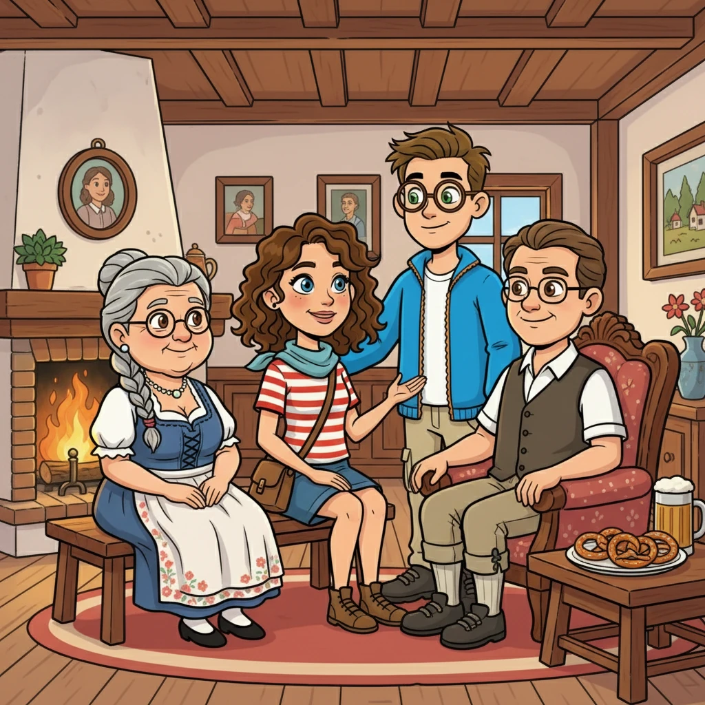 In September, Helena visited Bayern, meeting Stephan's parents and grandmother. Despite the language barrier, the warmth of the family embraced her. She felt welcomed and loved, a true testament to the depth of Stephan's affection.