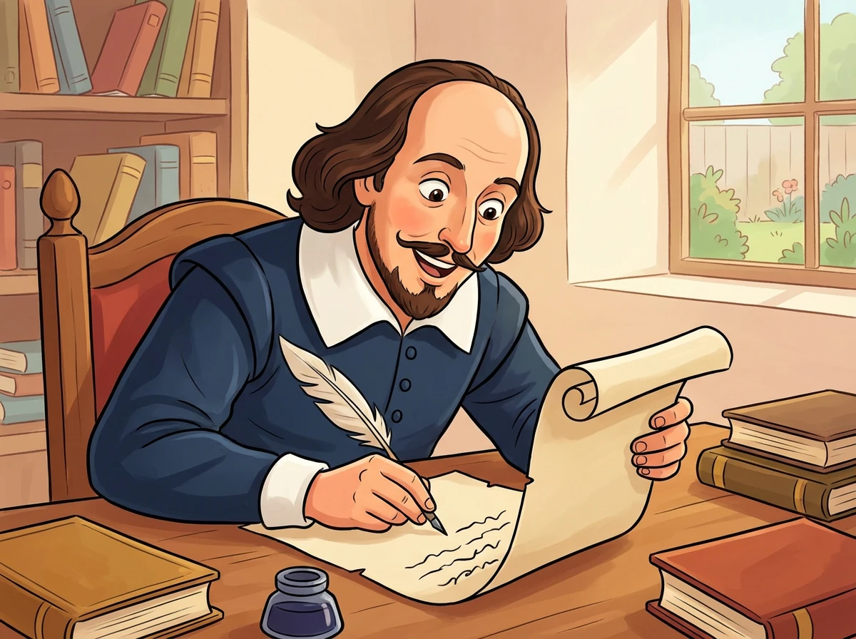 In the quaint town of Stratford-upon-Avon, young Will dreams of exciting adventures. He spends his days exploring the countryside and listening to the tales of travelers passing through.