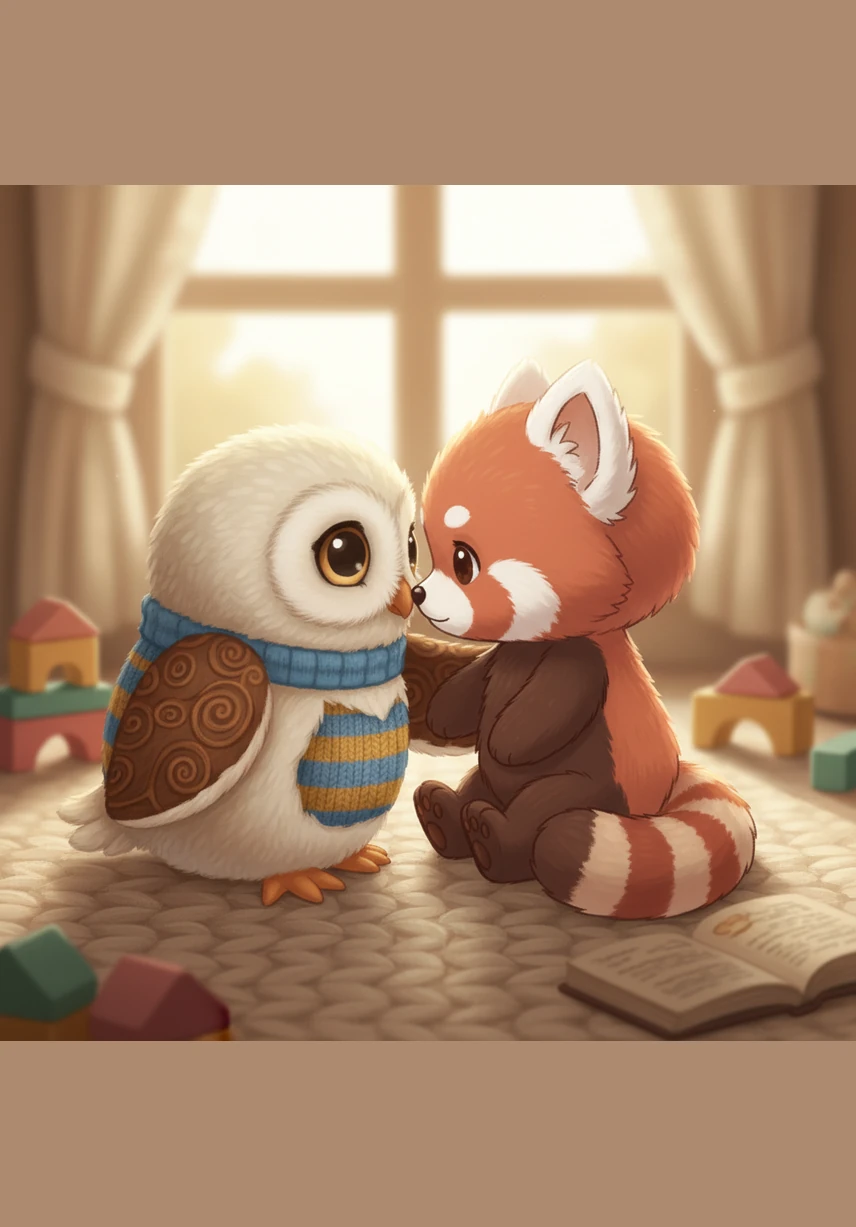 Pippin shares a quiet moment with Oliver, watching the very first stars blink into the sky. They share a soft hoot and a goodnight wish before Pippin climbs back down to the forest floor.