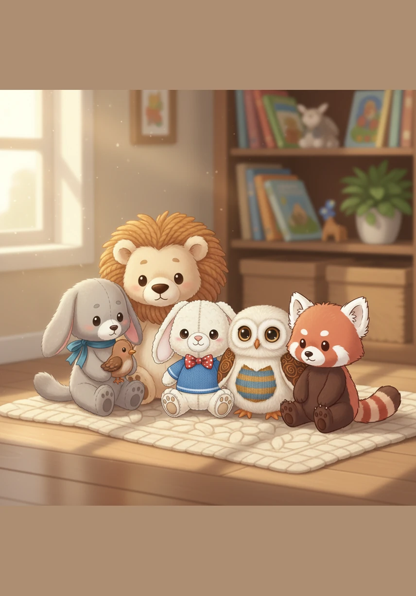 Daisy nuzzles Pippin’s cheek with her velvet nose, wishing him the sweetest of dreams. Pippin feels a warm glow in his heart as he starts his slow walk back home.