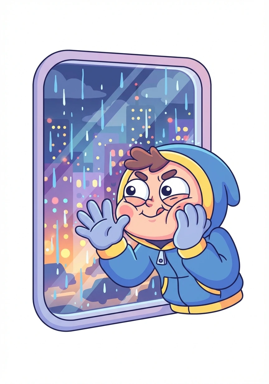 Rain streaks down a skyscraper window as Rainer, silhouetted against the city lights, watches the streets below. A caption reads: "I don't steal cars. I steal legends." Wanted posters featuring stylized silhouettes of cars he's taken decorate the next panel, a testament to his past.