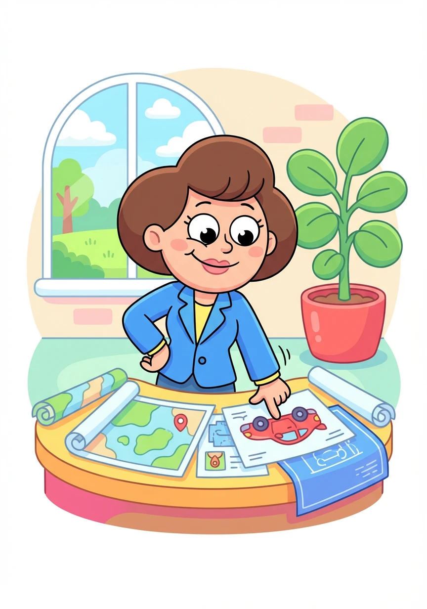 Tami, a striking woman with a confident smirk, is shown strategizing in her office. She’s aware of Rainer’s reputation and has turned her car into a symbol. "If he takes it, he wins. If he doesn't, he was never real," she muses to herself.