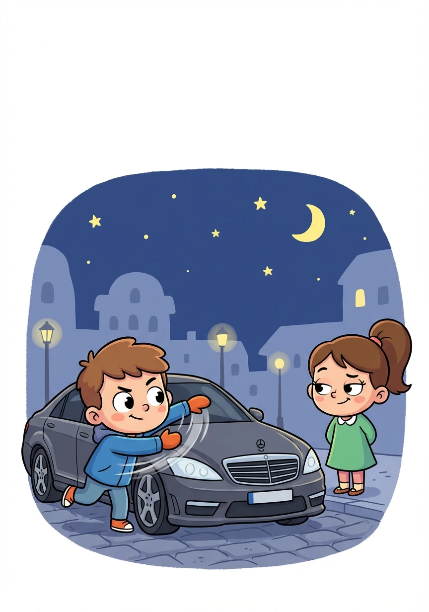 Time freezes as Rainer approaches the S63 AMG on the final night. He's a blur of motion and precision, his gloved hands working with practiced ease. Tami appears suddenly, giving him a knowing half-smile, daring him to finish what he started.