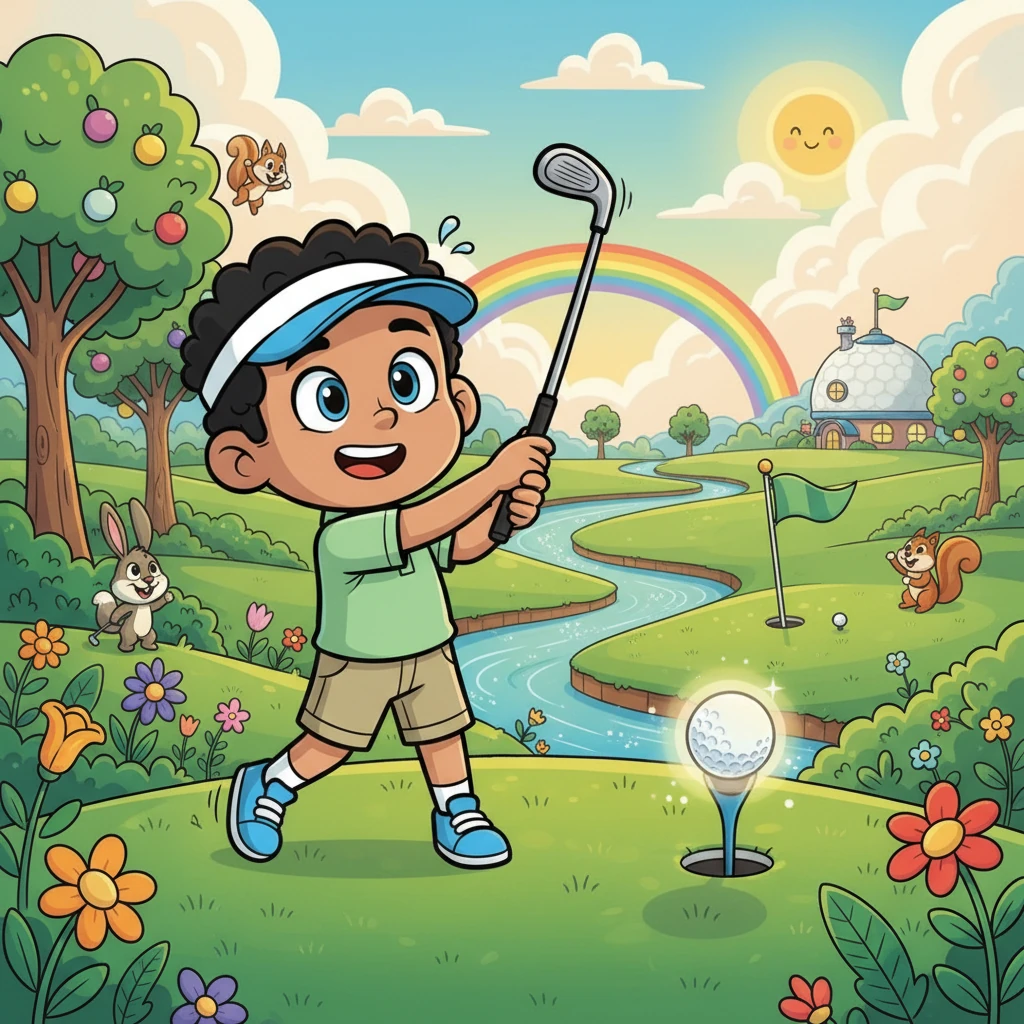 Pip's Perfect Putt!