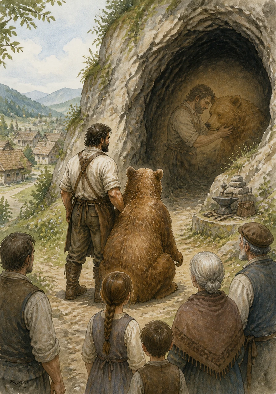 Though many years have passed and Anton is long gone, the legend of the nail-maker and his bear lives on in the village of Dobec. To this day, the cave is still known as the Cvekar Cave, a lasting monument to a friendship that defied the laws of nature.