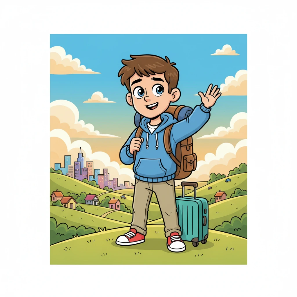 With a mixture of nerves and quiet determination, Rohan packed his bags for Pune, a bustling city he'd never visited. The thought of starting anew, all by himself in a strange place, felt both daunting and exciting. He waved goodbye to his familiar, quiet life, ready to embrace the unknown.