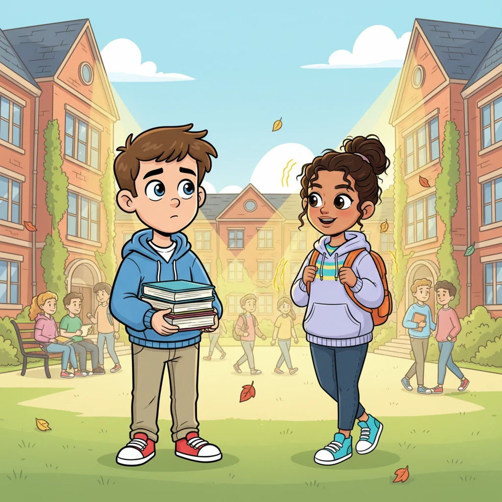 One day, a girl walked into his life, her presence like a burst of sunshine. Rohan was instantly captivated, seeing her as a princess from a fairy tale. He found himself looking for her daily in the bustling college campus, a new sparkle in his eyes.