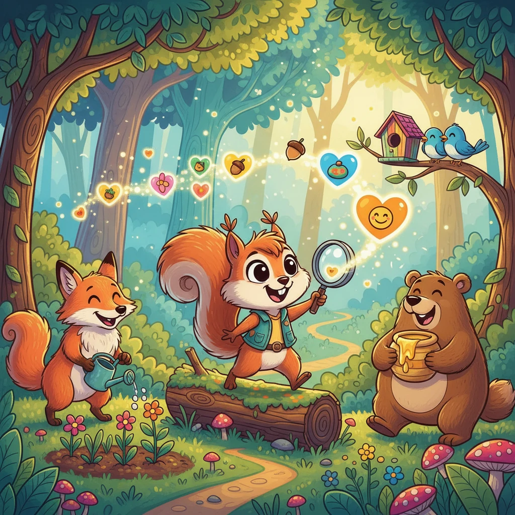 Pip's Happy Clue Hunt - friendship