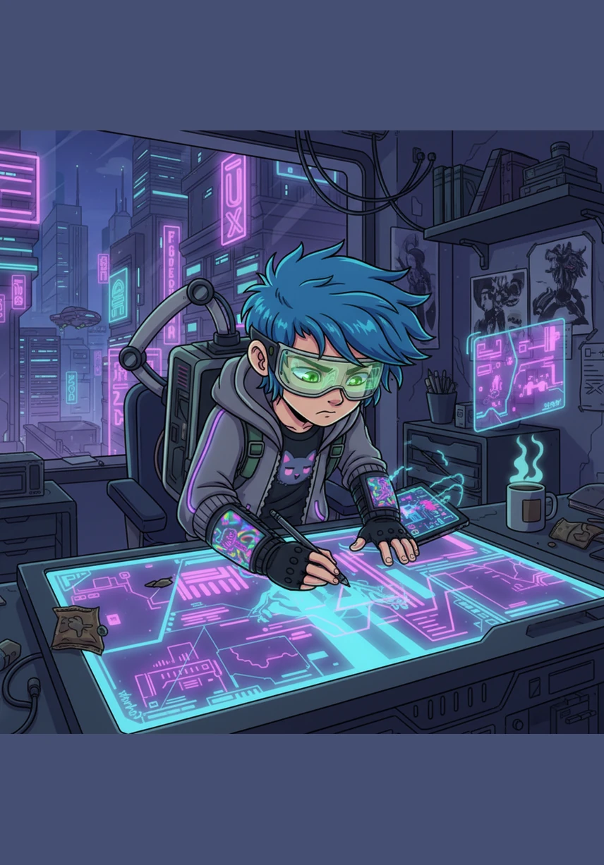 With a pencil in hand and a spark of pure passion in the eyes, Alex spends hours bringing imaginative worlds to life on paper. Every drawing is fueled by a rush of motivation and a head full of wild, untapped ideas. At this age, the joy of creating far outweighs the need for technical perfection.