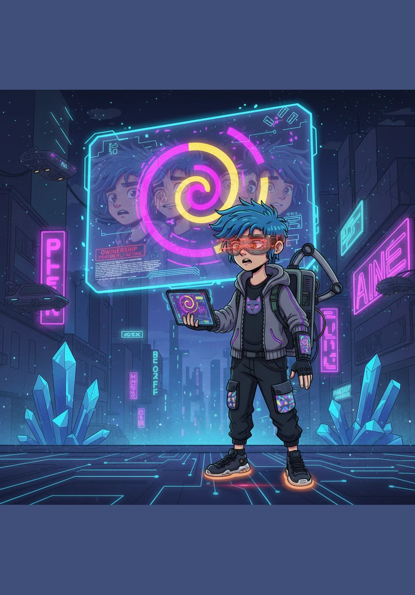 As the digital horizon expands, Alex encounters the shadows that lurk within the vast network of the internet. The screen sometimes displays things that are confusing or even harmful, revealing the hidden risks of being constantly connected. It is a sobering moment of realization that the online world requires more than just curiosity.