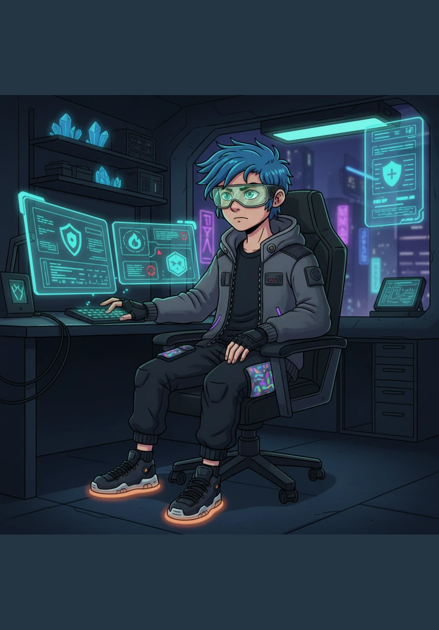 Years pass, and a more mature Alex navigates the web with a sharp eye for security and a low tolerance for negativity. The lessons learned in the glow of that first monitor have blossomed into a deep sense of digital responsibility. Every click is now guided by wisdom and a commitment to staying safe and smart.