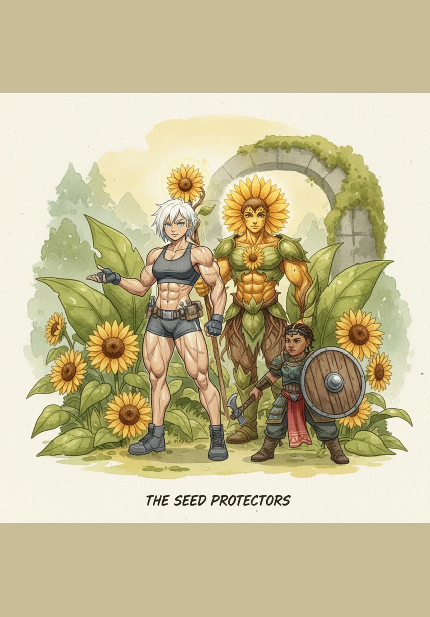 Un escudo brillante y protector de color ámbar envuelve a las semillas, representando la Vitamina E que las defiende del oxígeno. Este guardián químico invisible asegura que sus aceites se mantengan frescos y jóvenes, evitando que el paso del tiempo los debilite.