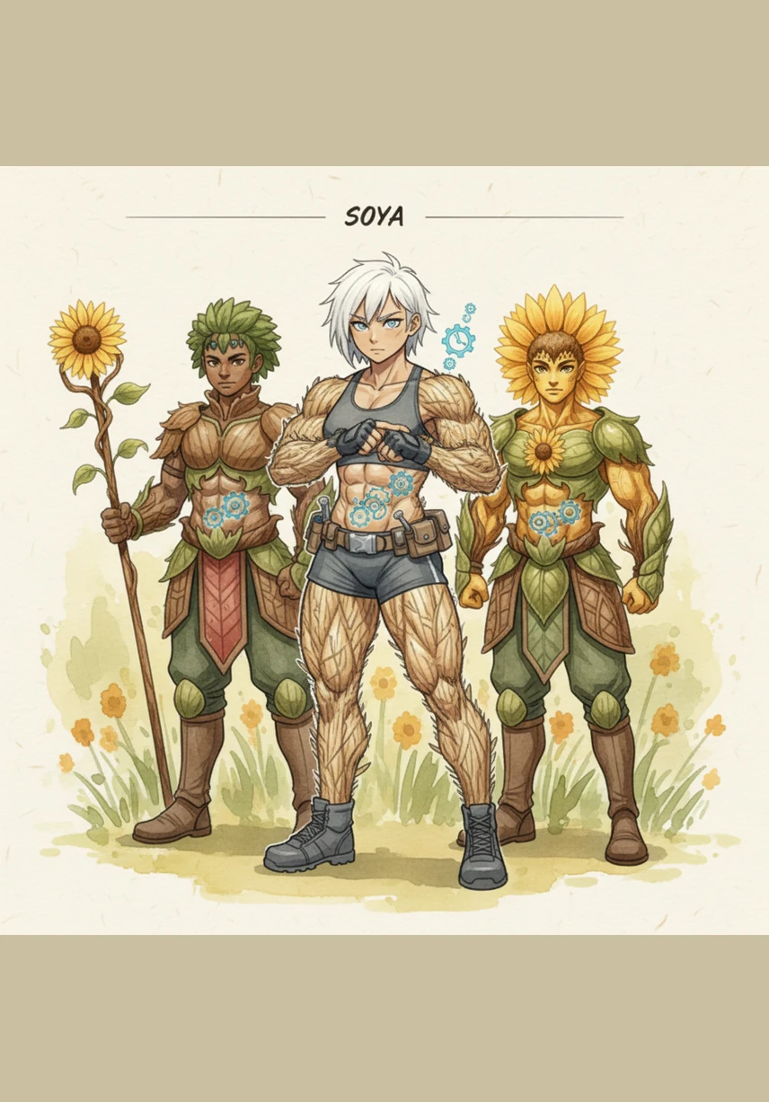 Soya y sus amigas muestran sus resistentes cáscaras exteriores, que funcionan como armaduras naturales hechas de fibra de celulosa. Esta protección exterior es fundamental, pues ayuda a que el sistema digestivo de quienes las comen funcione con la precisión de un pequeño reloj suizo.