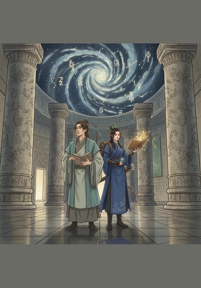 随着神话逐渐远去,溯梦步入了一座由千万面镜子组成的真理殿堂。每一面镜子都反射出一种不同的哲学思考,梦境开始变得深邃,文明进入了自我审视的阶段。