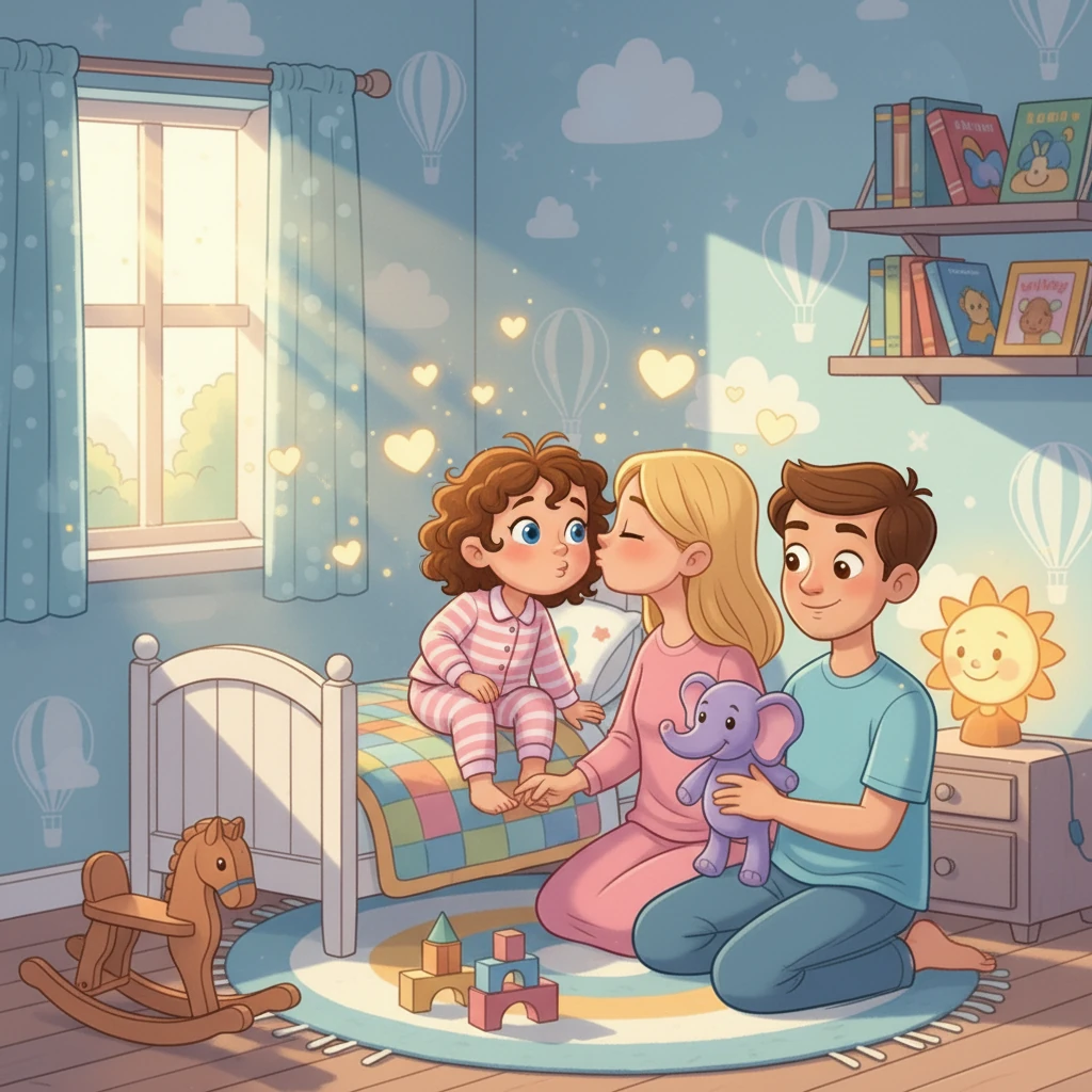 From that day on, Taliya knew that kisses from her mommy and daddy were the most magical thing in the world. They filled her with joy, love, and the special feeling of being a princess in her very own castle.