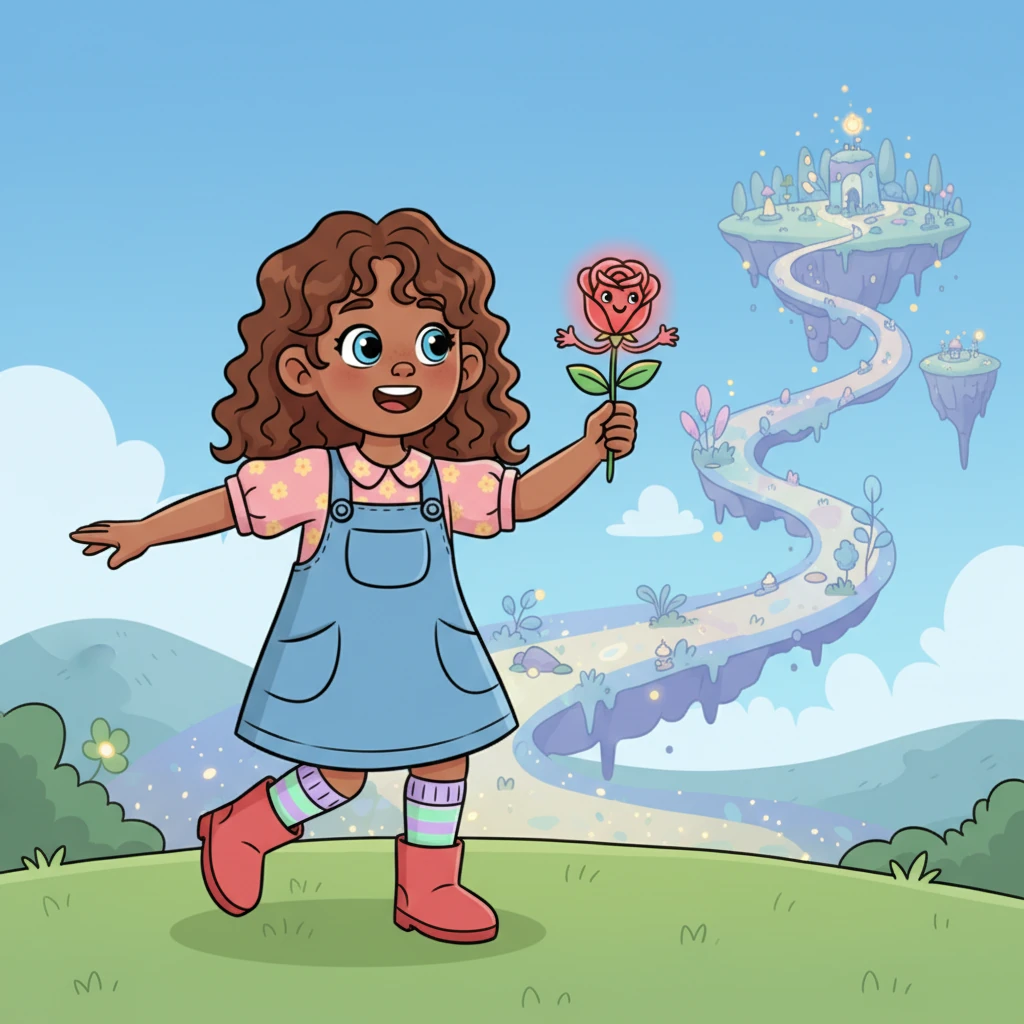 "Oh, Rosalind!" Lily exclaimed, her heart pounding with excitement. "Can I go there? How do I find this amazing world?" Rosalind's leaves gently swayed. "It's a secret path, known only to those with an open heart and a boundless imagination, my dear."