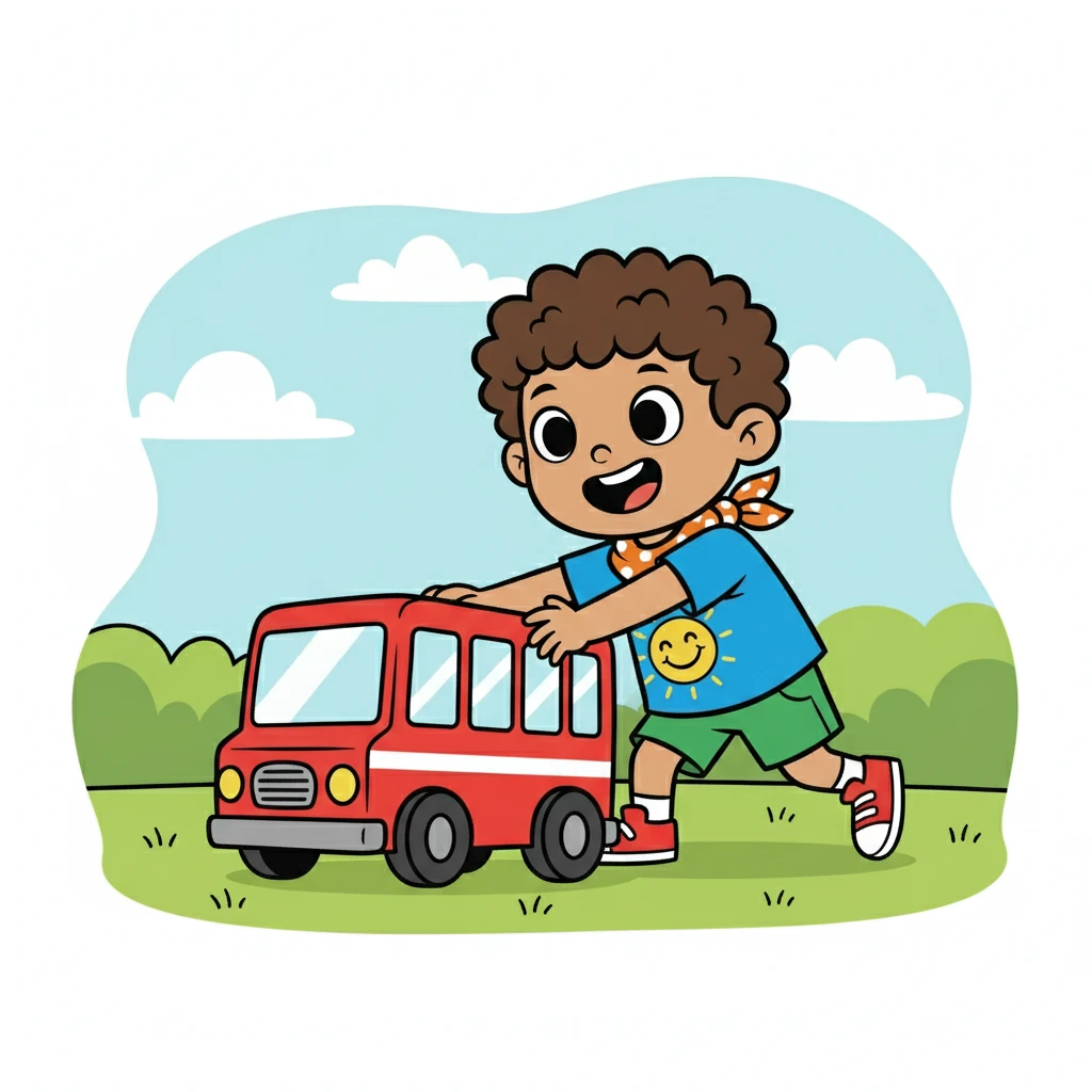 The Big Red Bus - Educational stories