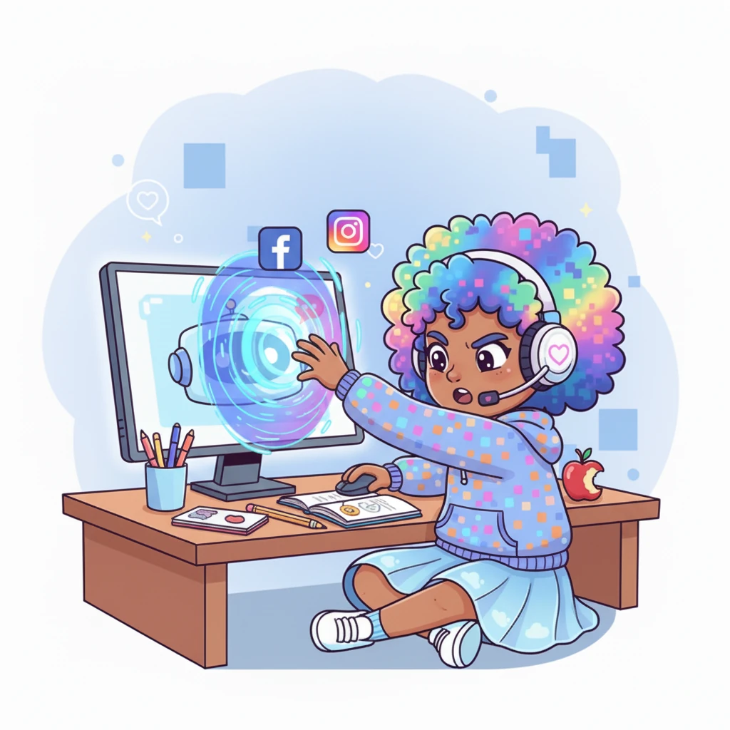 Pixelia skillfully integrated elements for Facebook and Instagram, ensuring seamless connection to the chatbot platform on these popular social media channels. Small, friendly icons representing the platforms appeared on her screen, linking the digital world together. This crucial step brought the platform closer to its potential users.