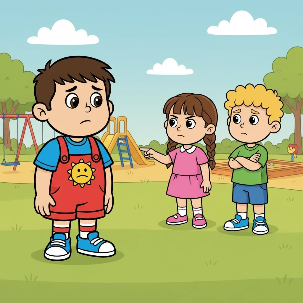 Another child said, "Charles, it's not okay to touch us without asking!" Charles looked confused; he thought he was playing a game. He didn't understand why the other children were upset.