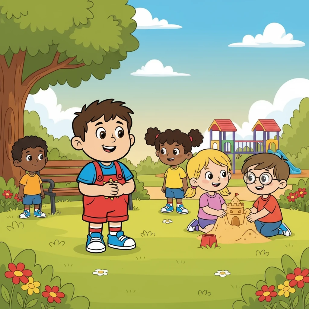 Charles learned that day that everyone has their own personal space. He began to understand the importance of asking before touching, and started using his words to make friends. He learned a valuable lesson about respect and kindness.