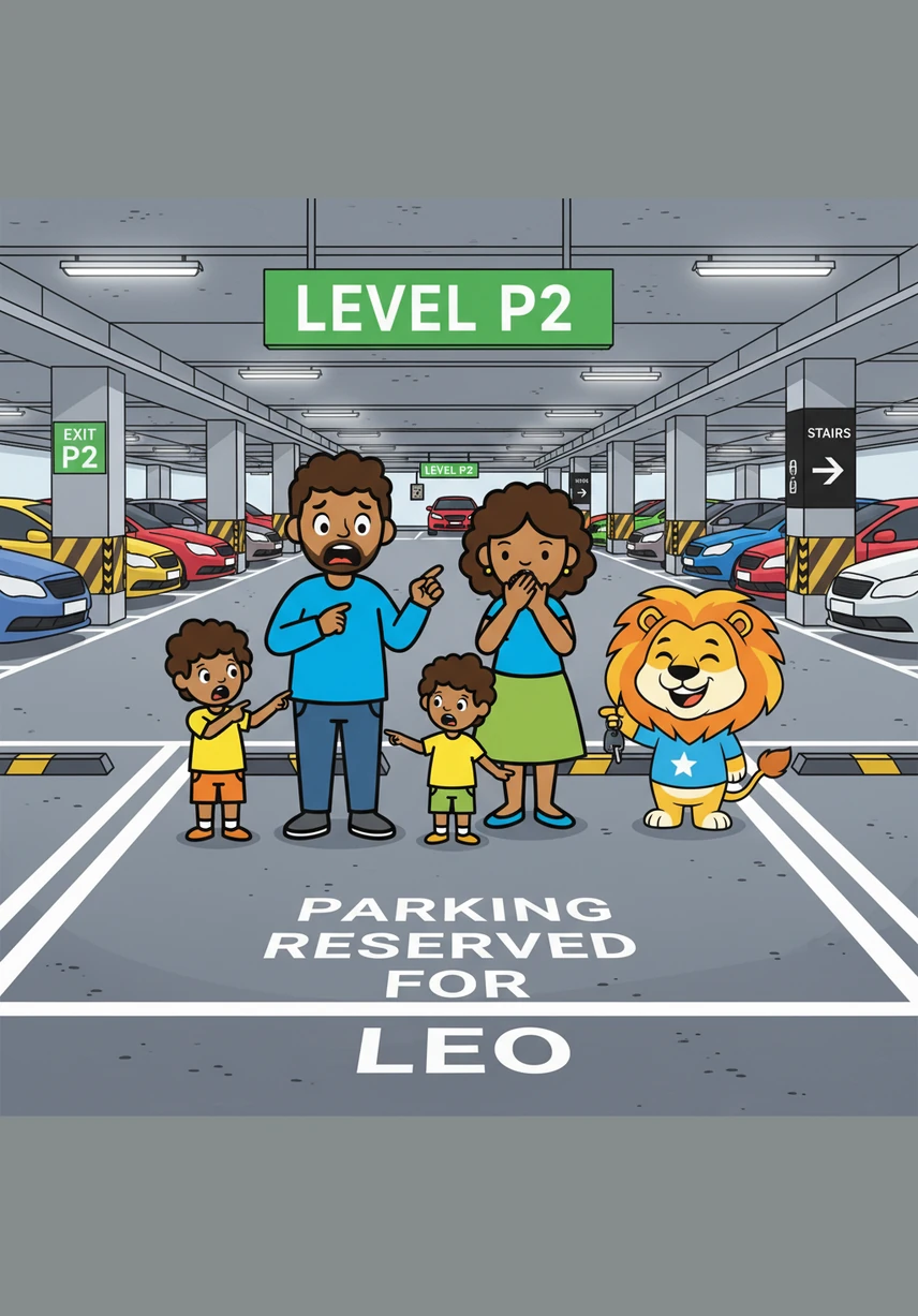 Inside the stylobate, the parking zones are spacious and organized, bathed in warm light that filters through clever glass skylights from the plaza above. There is no clutter or confusion here, only a sense of calm and perfect order.