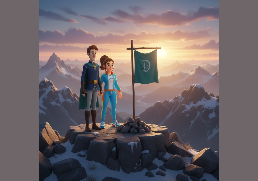 Standing upon the wooden platform, Danny and Susie looked out at the distant horizon one last time. They stood tall and proud, facing their end with t