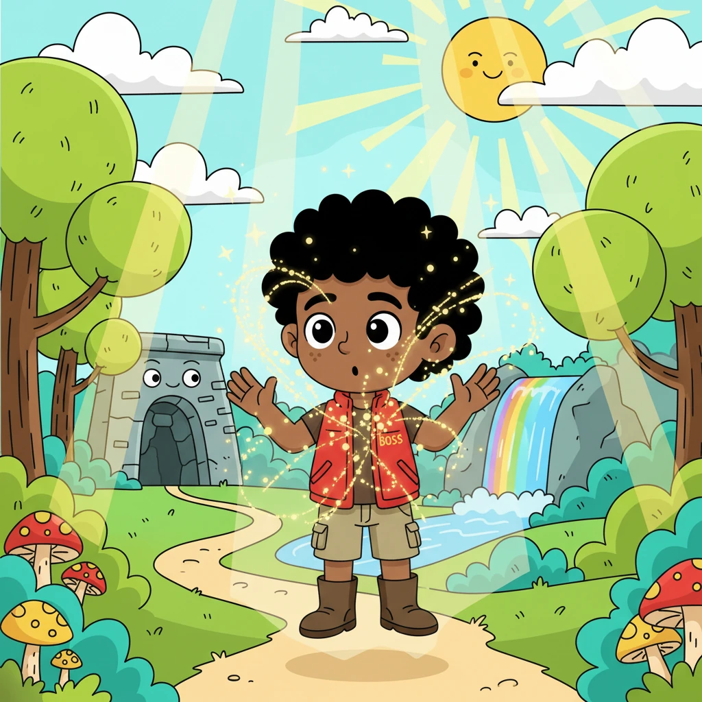 God smiled upon Isaiah, bestowing upon him supernatural power and wisdom. Isaiah felt a surge of energy and understanding, ready to embark on a new kind of adventure. He knew he was blessed.