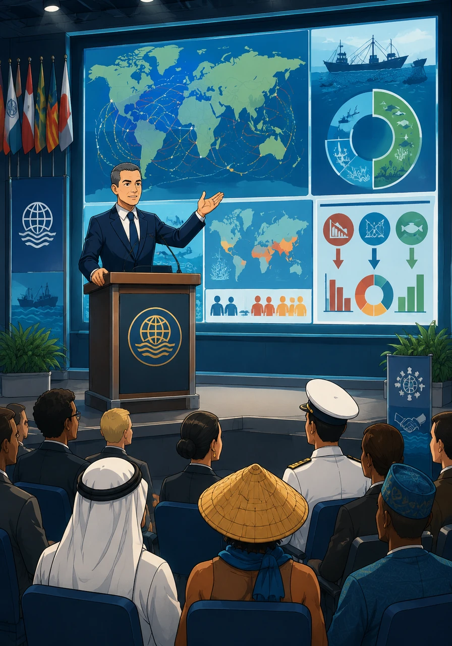 Weeks later, Bintang presented his comprehensive data and field findings at an international maritime symposium, detailing the severe economic and ecological impact of illegal fishing. He demonstrated how cooperation between neighboring nations and stricter enforcement were critical to stopping transnational maritime theft.