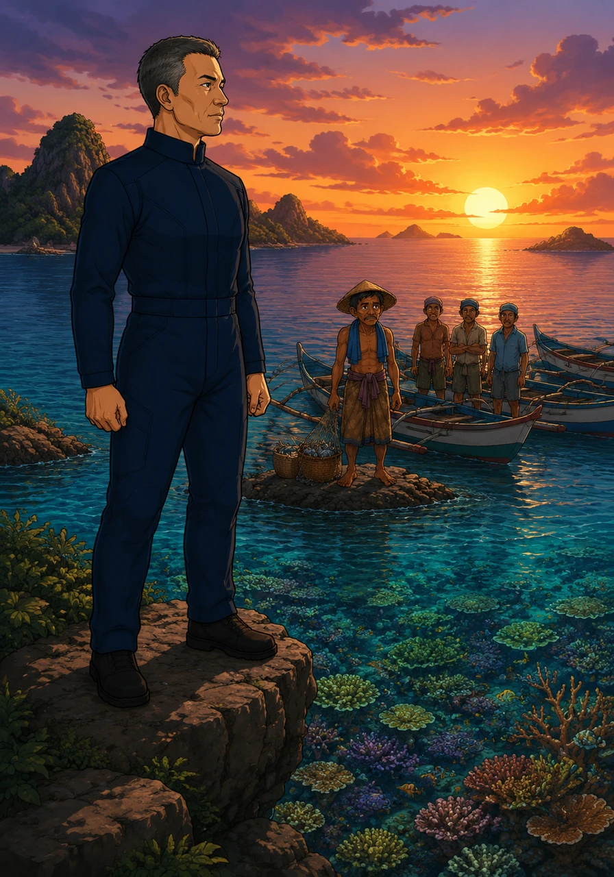As the sun set over a thriving, protected reef, Bintang looked out at the ocean with a sense of proud determination. The battle against illegal fishing was far from over, but the guardians of the archipelago stood ready to defend Indonesia's blue horizon for generations to come.
