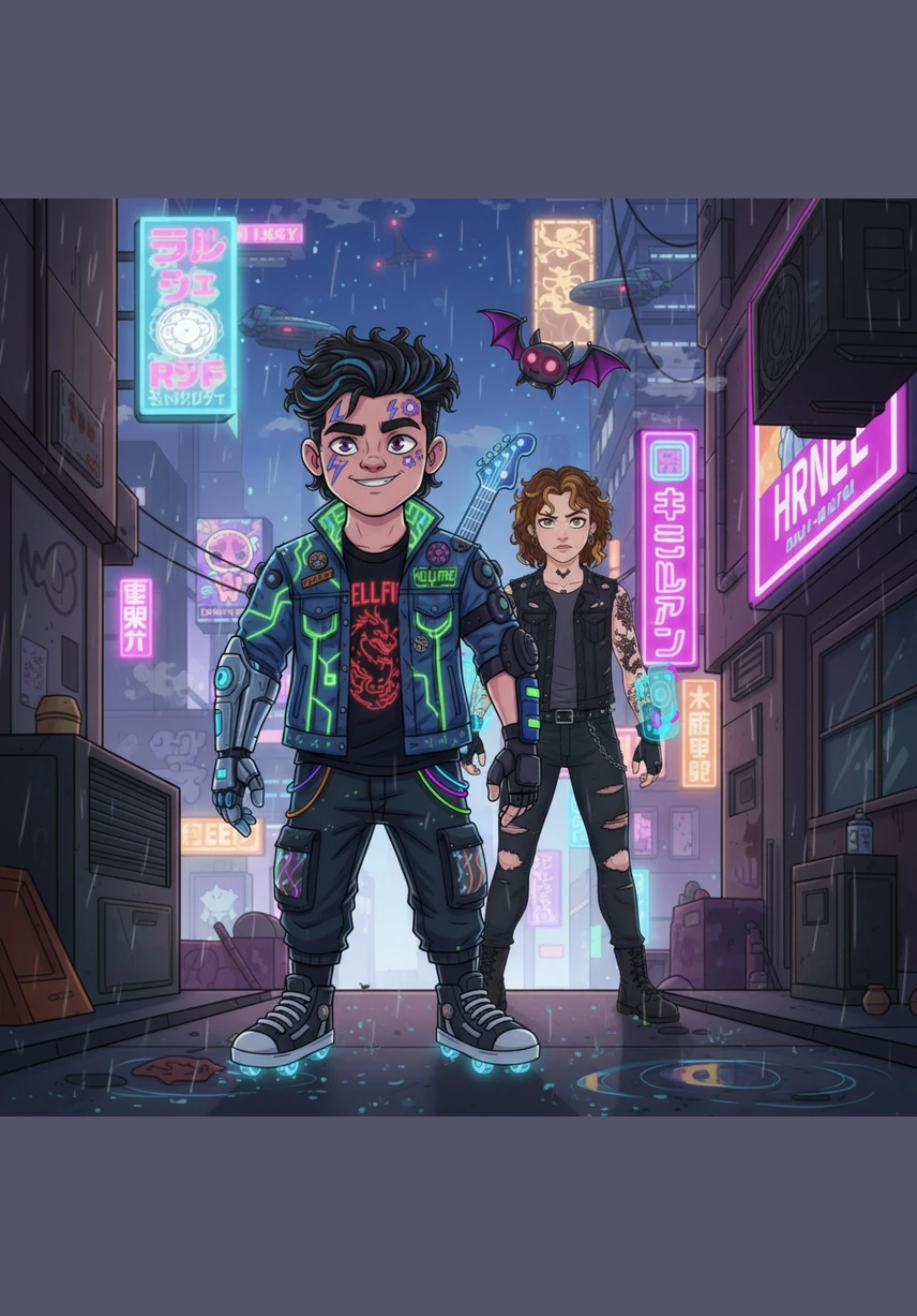 The high of the performance fades into the chilling shadows of a damp alleyway behind the venue. A group of bullies corners Eddie, their faces twisted with malice as they prepare to turn a night of musical triumph into a violent nightmare.