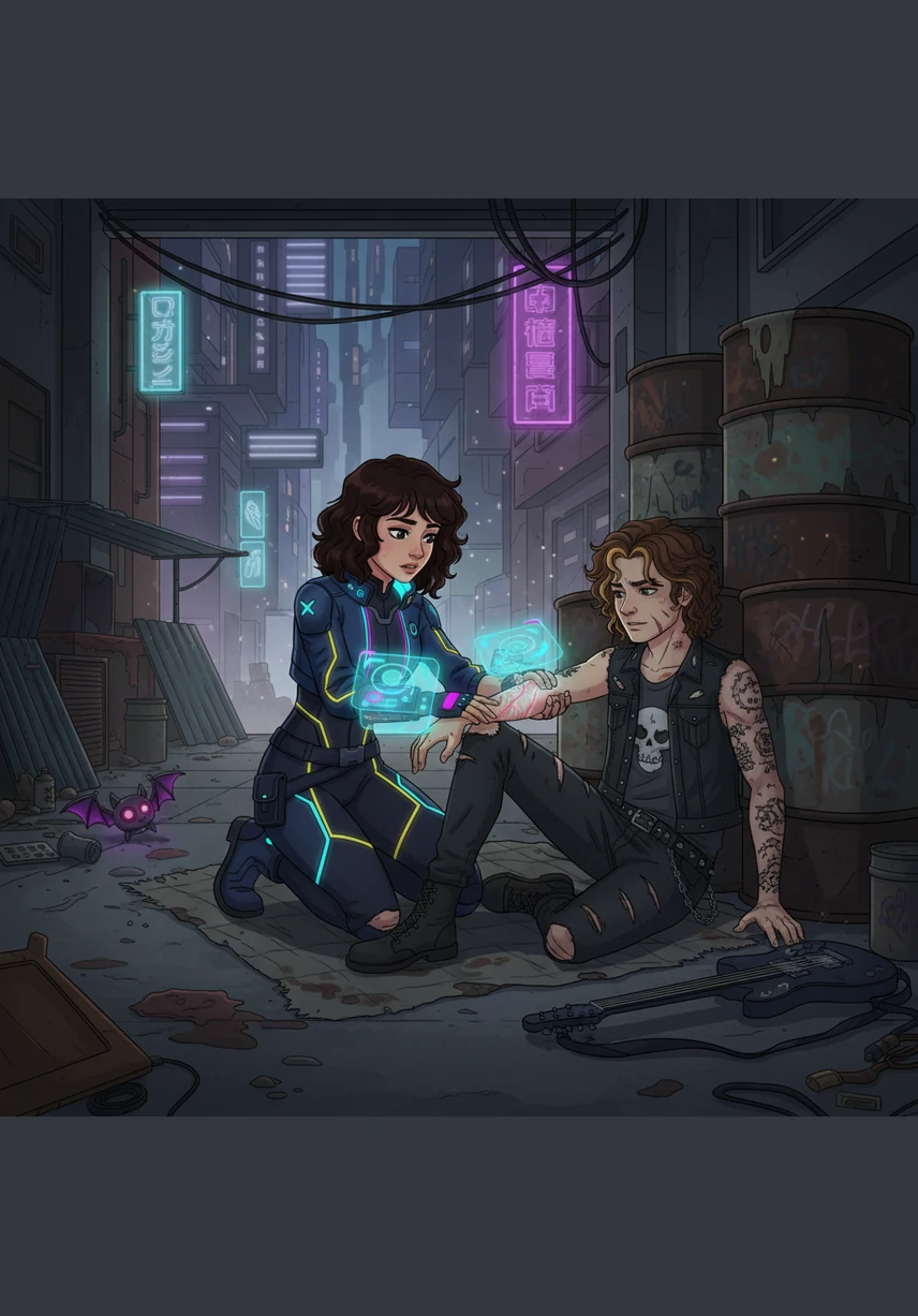 Days pass as Sofia becomes Eddie’s constant shadow, meticulously checking his dressings and ensuring he stays on track with his antibiotics. Her perfectionism shines through her care, and she refuses to let him see how much the sight of his injury truly affects her.