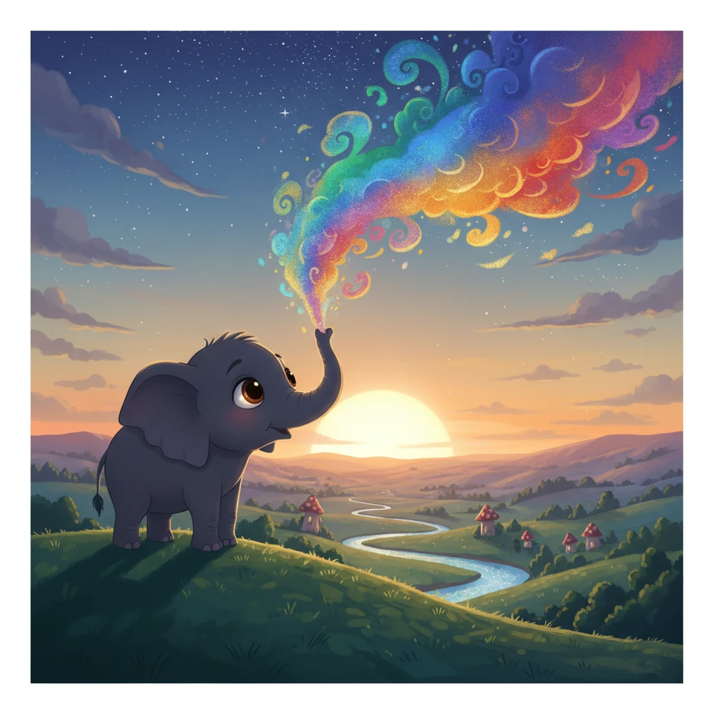 The Elephant Who Painted the Sky - Истории о животных