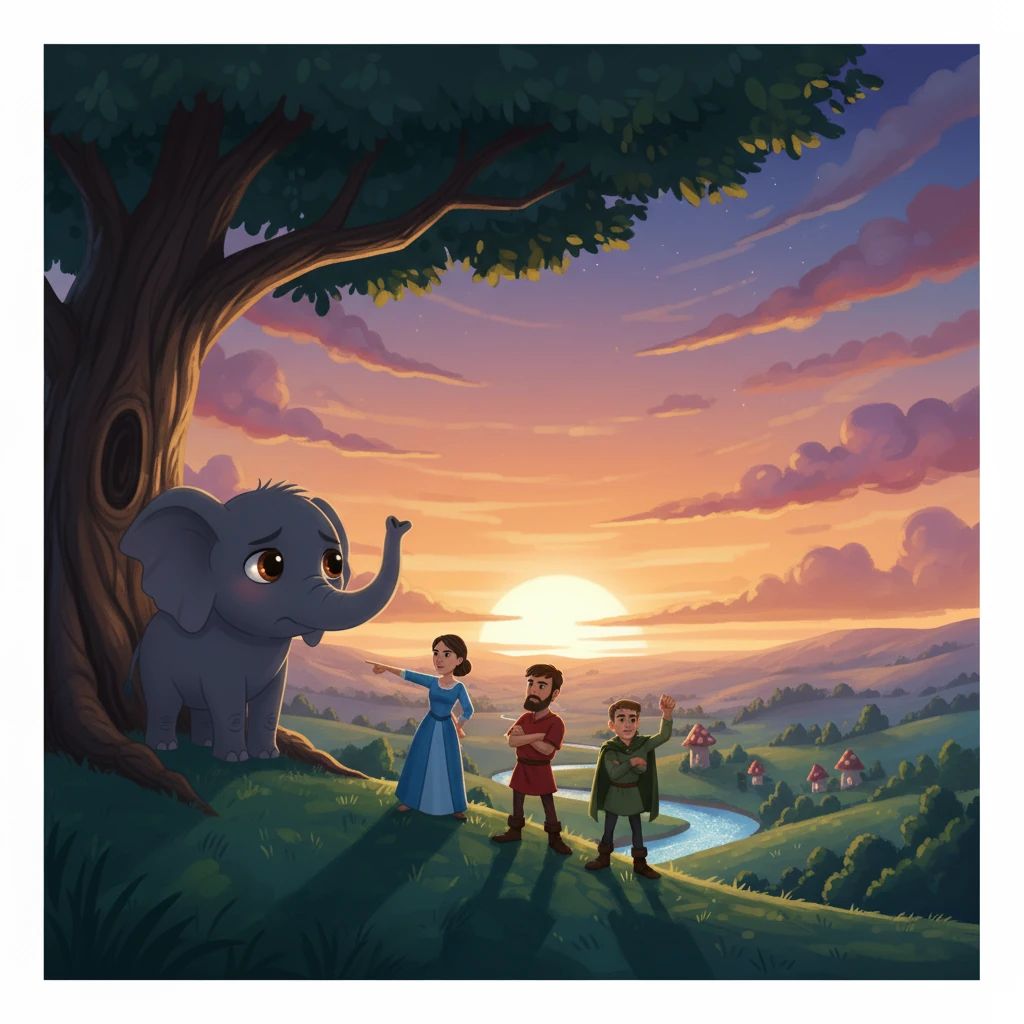 Soon, the humans noticed. They began to argue about whose land held the most beautiful sunsets. They bickered and debated, pointing fingers and claiming the skies as their own. Elara, watching from the shadows, felt her heart sink.