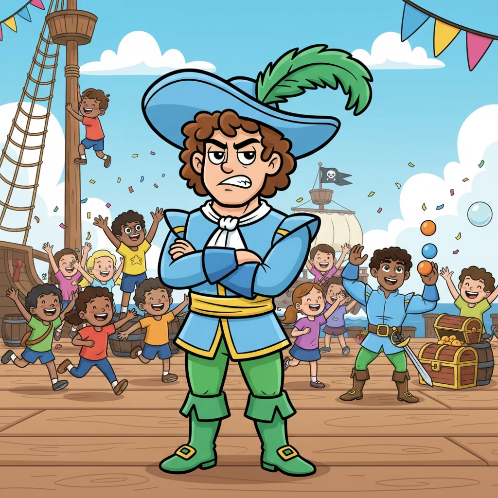 Theodore surveyed the scene with a sneer, his voice a low, disapproving growl. He spoke of the need for 'order' and 'respect,' hinting at a desire for things to return to a time when he held all the power, dismissing the joyous chaos as mere 'foolishness.'