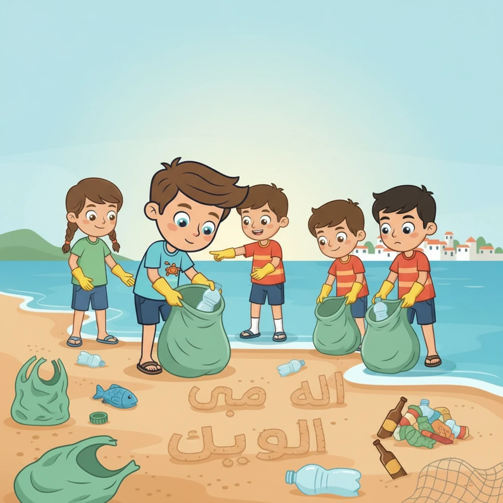 Le lendemain matin, armés de gants et de sacs poubelles, les quatre amis sont retournés à la plage. Le travail était colossal, mais leur détermination était inébranlable. Sous le soleil doux, ils ont commencé à trier les déchets, leur énergie collective rendant la tâche moins intimidante.