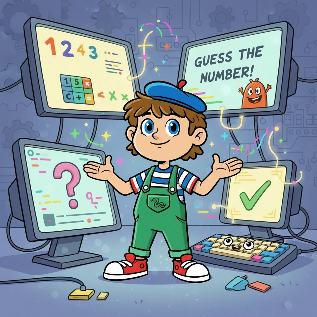 Au fur et à mesure que Pyth progressait, il commençait à comprendre le pouvoir de Python. Il créa ses premiers programmes simples : un calculateur, un jeu de devinettes. La joie de voir ses codes fonctionner le motiva à continuer.