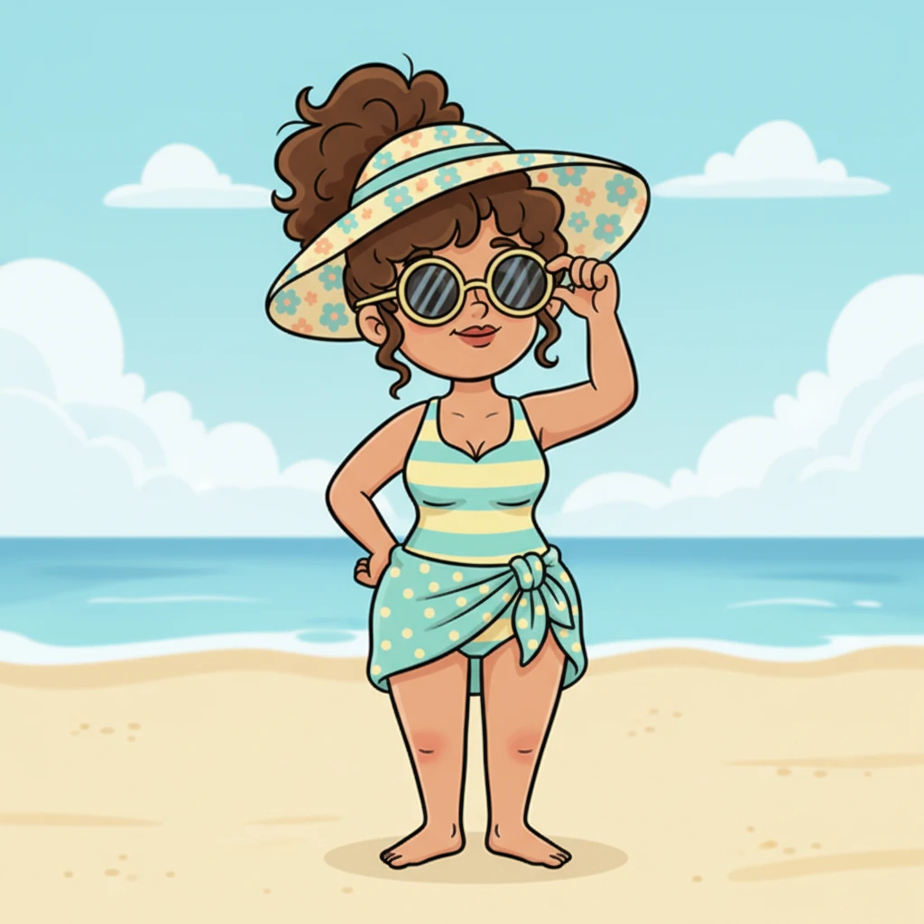 Brenda slowly lowered her sunglasses, a small, amused smile playing on her lips. She chuckled softly, a warm sound that crinkled the corners of her eyes. Oh, these kids were certainly full of pep!