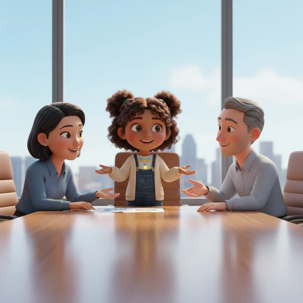 Ms. Chen began, highlighting Maya's strong communication skills and relevant experience. Mr. Davies agreed, noting her confident demeanor and thoughtful answers. They both acknowledged her potential to bring fresh ideas to the team.