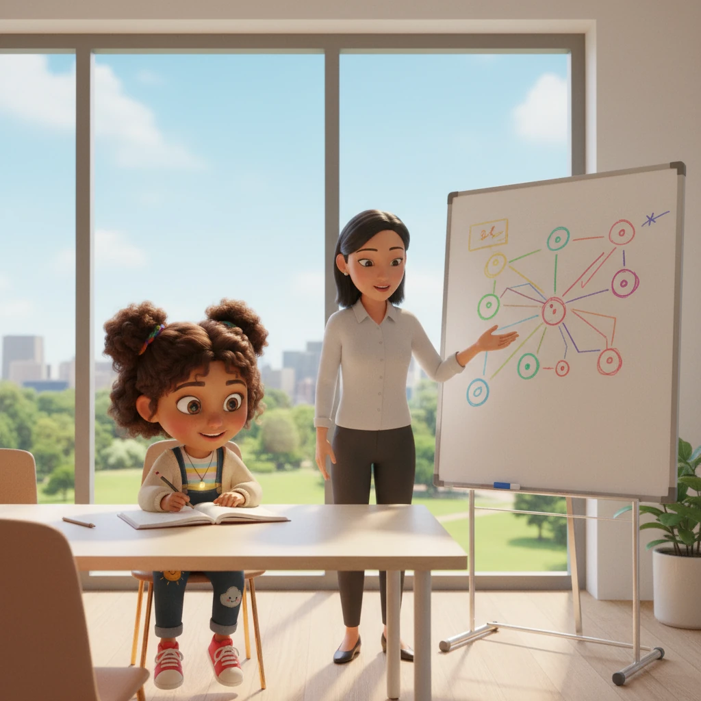 They also discussed areas where Maya could further develop, such as her specific examples for a particular scenario. Ms. Chen suggested a follow-up task could help assess her problem-solving in that area. Their feedback was balanced and constructive.