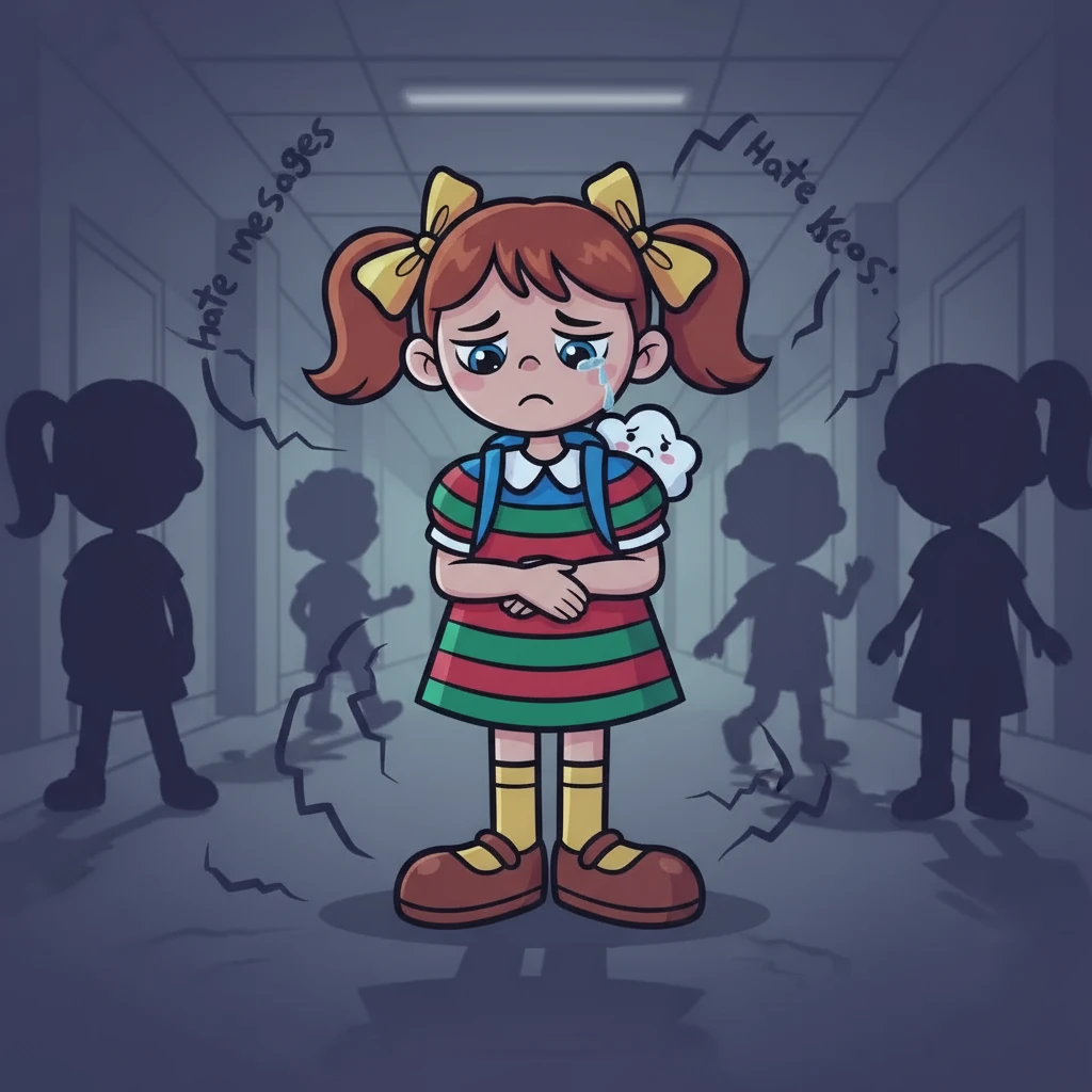 Die Hassnachrichten wurden immer schlimmer, und Lily zog sich immer mehr zurück. Sie fühlte sich einsam und isoliert, und der Spaß am Schulalltag verschwand. Angst wurde zu ihrem ständigen Begleiter, und sie hatte kaum noch Freude am Leben.