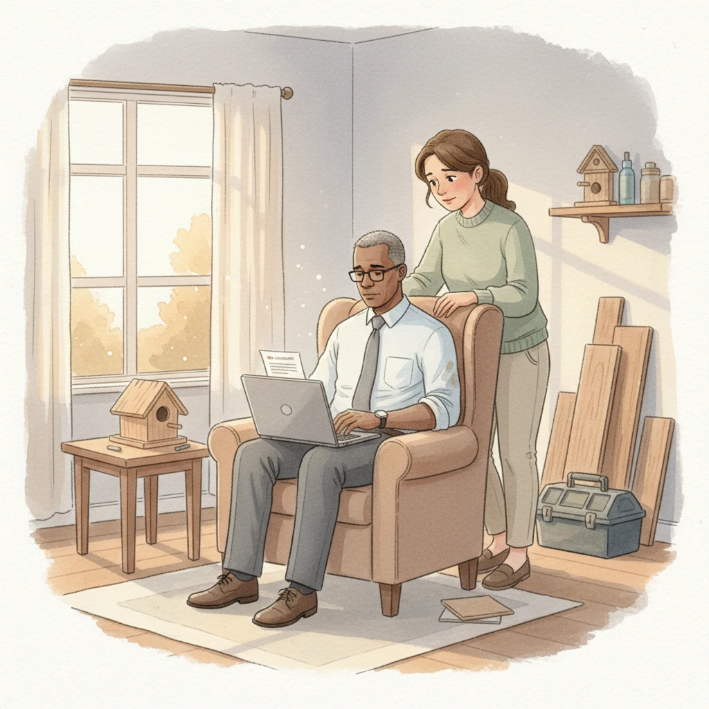 Eleanor watched Mark's shoulders slump a little more each week after the layoffs, the vibrant man who loved fixing things slowly dimming. The house, once filled with the happy hum of his weekend projects, now felt heavy with unspoken worries and polite rejection emails. One evening, as the last light softened the room, Eleanor gently suggested, "What if you did handyman work, just locally?" Mark laughed, but a seed of possibility had been planted.