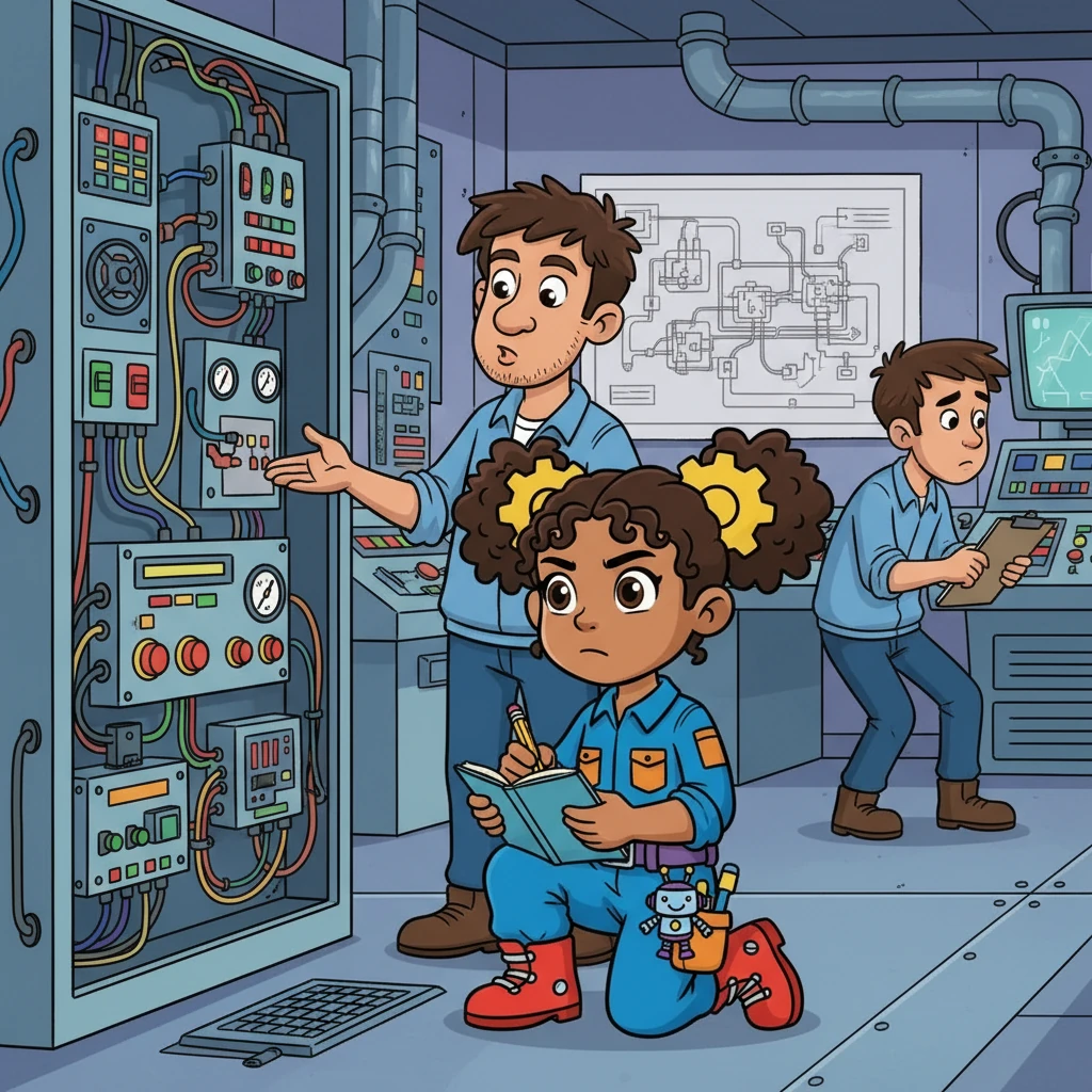Sanya, with her trusty notebook, began her investigation. She meticulously examined the machine, noting every detail, every potential fault. She interviewed the technicians, gathering clues like a detective solving a mystery.