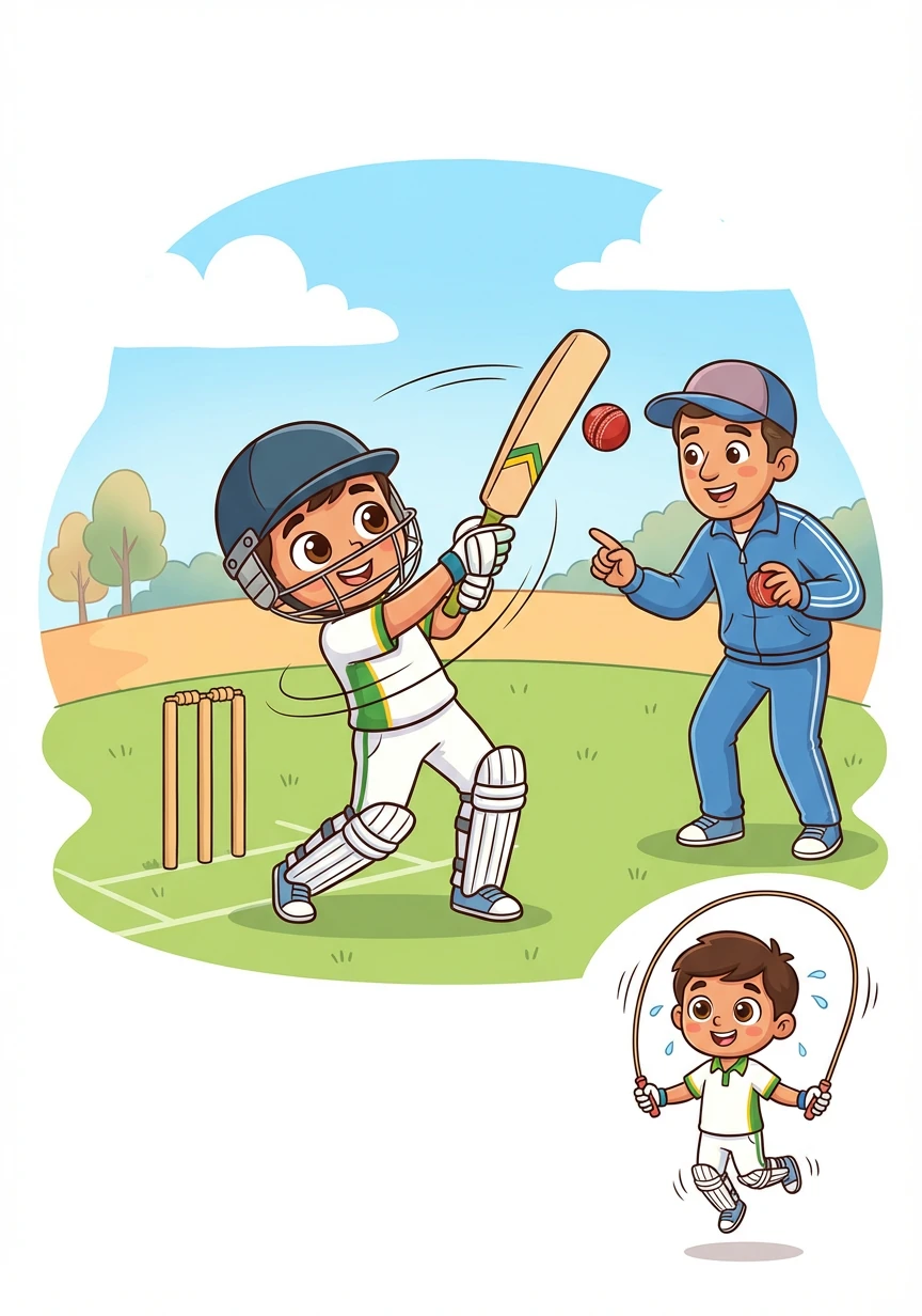 رِزوان نے ایک اچھے کوچ سے تربیت حاصل کی اور اپنی بیٹنگ کو بہتر بنایا۔ اس نے اپنی فٹنس پر بھی بہت توجہ دی۔